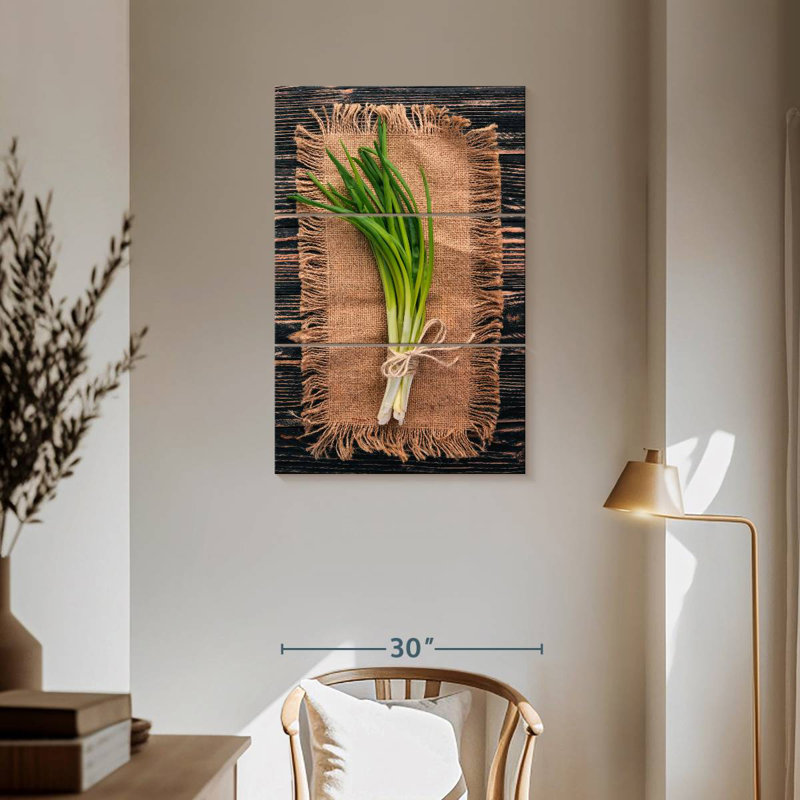 Harnek Bundled Scallions, 57" H x 36" W