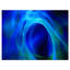 Abstrait, psychédélique, cercle bleu, texture, impression sur toile - Cercle psychédélique-26068014