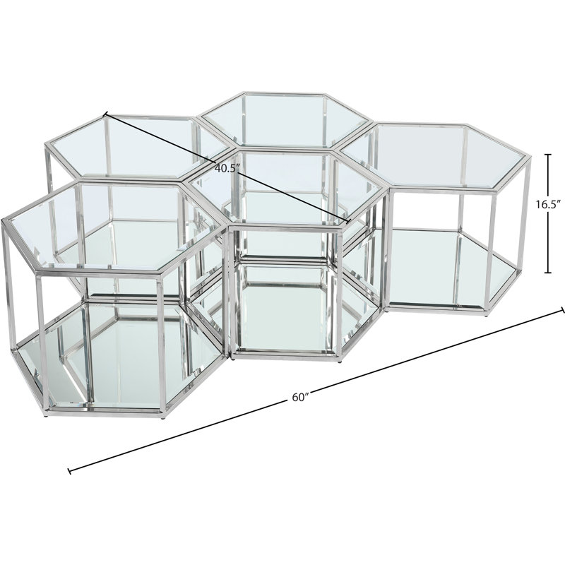 Dickerson Coffee Table, Chrome