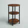 Mauch Round End Table with 3-Tier Storage Shelves
