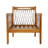 Giorgi Outdoor Acacia Wood Lounge Chair With Handwoven Rope-122565086