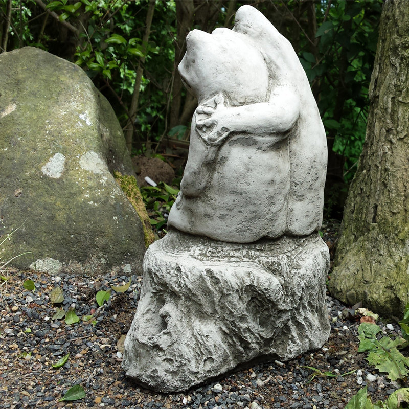 Lockett Animals Weather Resistant Stone Garden Statue