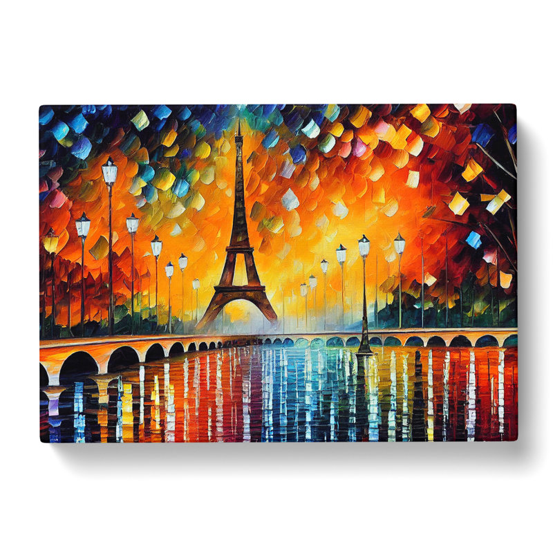 Eiffel Tower Paris Vol.3 - Wrapped Canvas, 35cm H x 50cm W x 3cm D