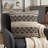 Nate Transitional Brown Throw Pillow