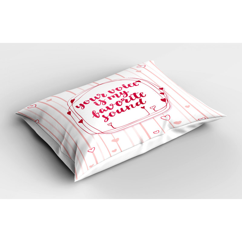Love Polyester Sham Set, Twin