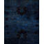 Tapis bleu marine noué à la main de conception unique Chimel