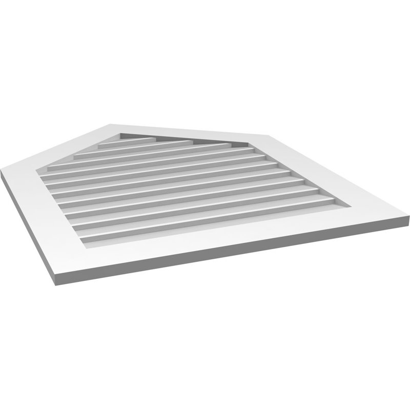 Ventilateur à pignon en uréthane non-fonctionnel Signature, H 38 po x l 32 po x P 1 po, 9/12