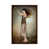 Toile avec cadre en bois brun classique est en rupture de stock