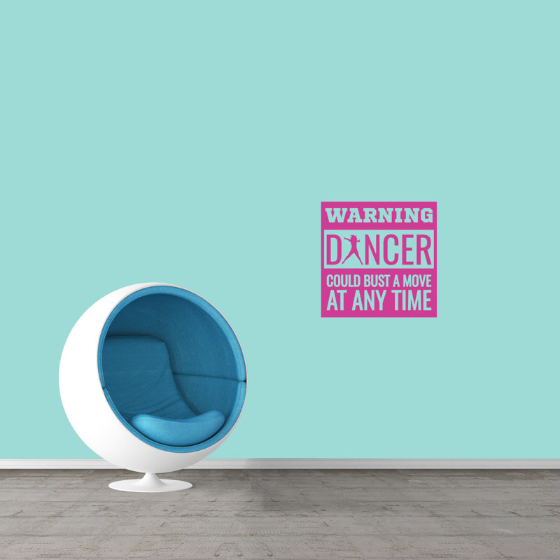 High Littleton Non-Wall Damaging Wall Decal, Hot Pink
