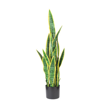 Artificiel or 35 po Sansevieria intérieur et extérieur