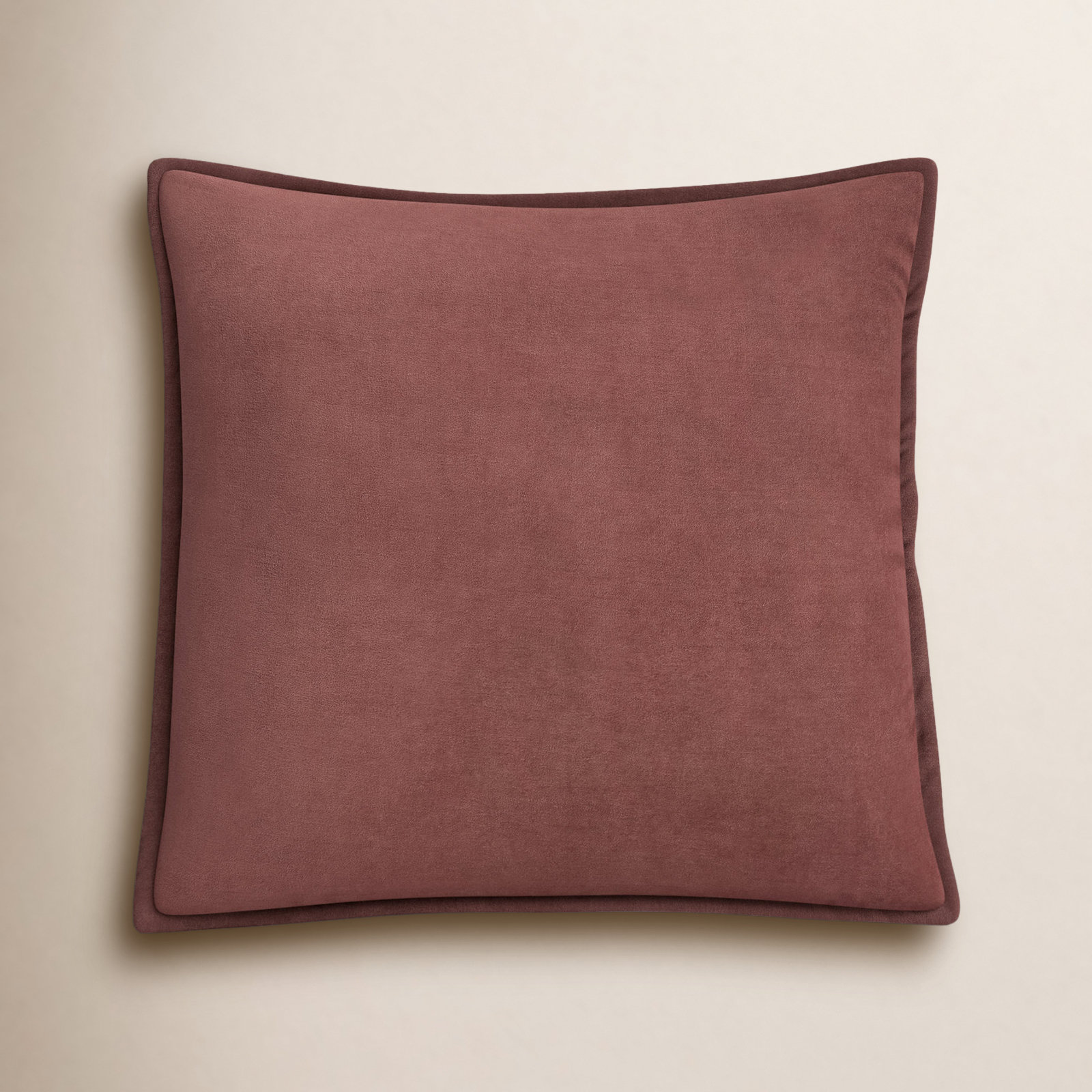 Norwin Cotton Pillow Cover, 18" x 18", Rust