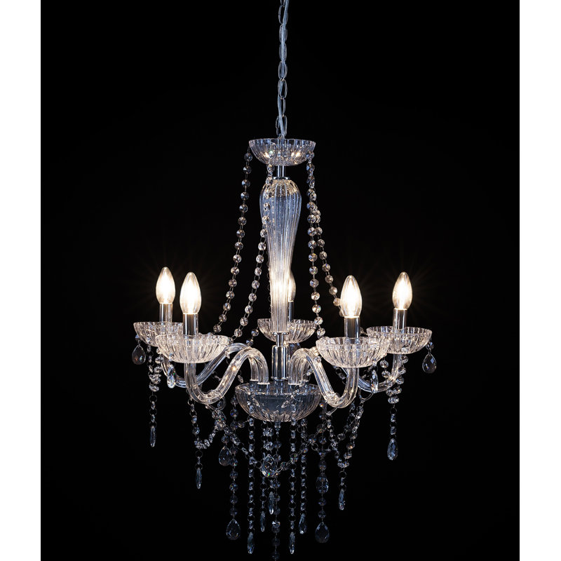 5 - Light Candle Style Chandelier