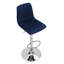 Adelaid Swivel Upholstered Adjustable Height Counter Stool with Metal Frame-601032697
