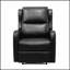 Fauteuil inclinable noir 1pc Comfort Seating-121071751