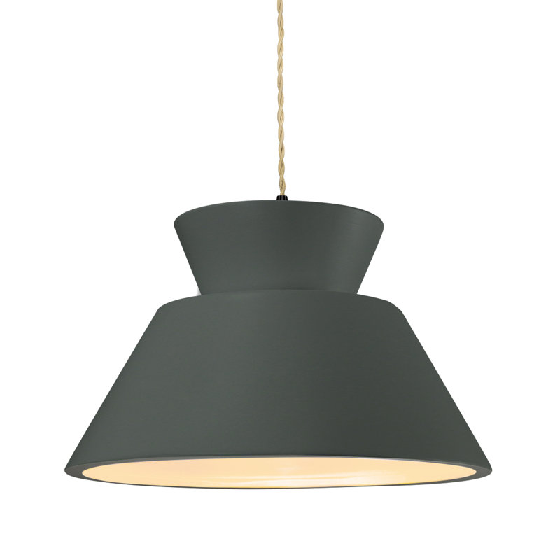Luminaire suspendu géométrique à 1 lumière Logan, Incandescente (non incluse)