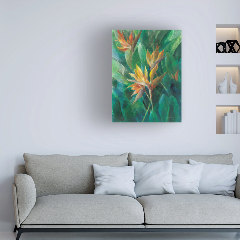 «After the rain II» par Moira Hershey, peinture sur toile tendue, H 24 po x l 24 po x P 2 po