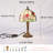 14"h Dragonfly Resin Table Lamp， Tiffany-style Stained Glass Table Lamp