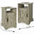 Farmhouse Nightstand 2pc