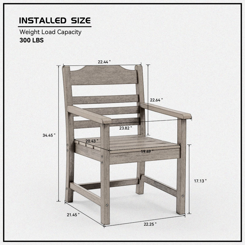 Fauteuil Nannett, Teck
