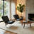 Mid-Century Modern Leather Bauhaus Inspired Lounge Chair(Set Of 2)-119772943
