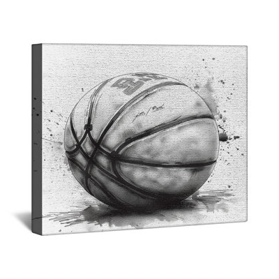Basketball Canvas  Gallery Wrap - Sports Wall Decor in Many Sizes