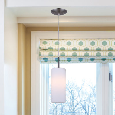 Luminaire suspendu cylindrique à 1 lumière Gerick