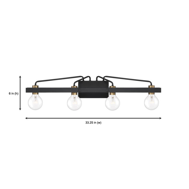 Witzel 4 - Light Dimmable Bath Bar