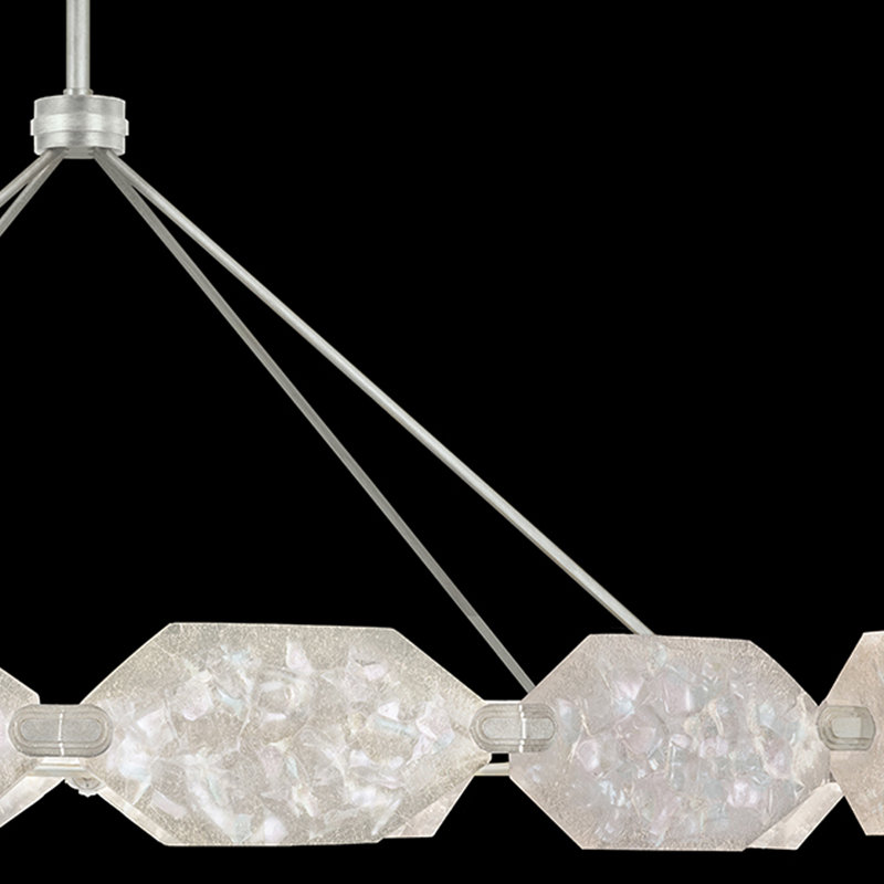 Allison Paladino 32 - Light LED Chandelier, Platinized Silver