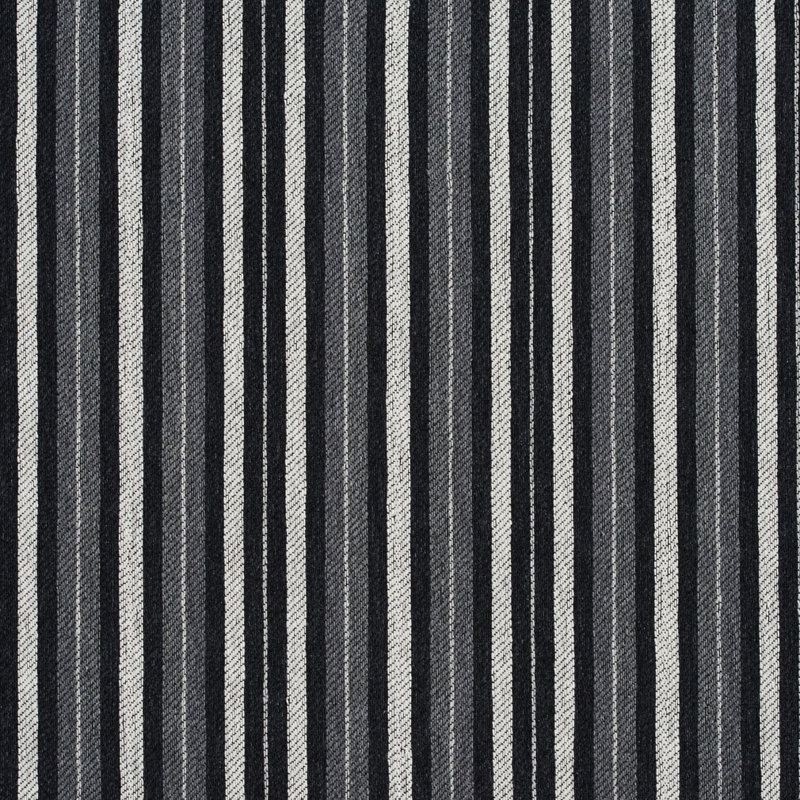 Tissu rayé, Noir
