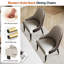 Chaise d'appoint rembourrée en similicuir Frania-1642740805-1651045655