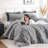 Fluffy Comforter Set 3 Pieces- Ultra Soft & Warm Faux Fur Comforter With Two Pillowcases For Winter-117192101-117192103
