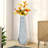 Tall Crushed Diamond Floor Vase, Large Mirror Vase For Living Room Decor, Modern Crystal Accent Vase For Dried Flowers And Home Decoration-274588396-274588392