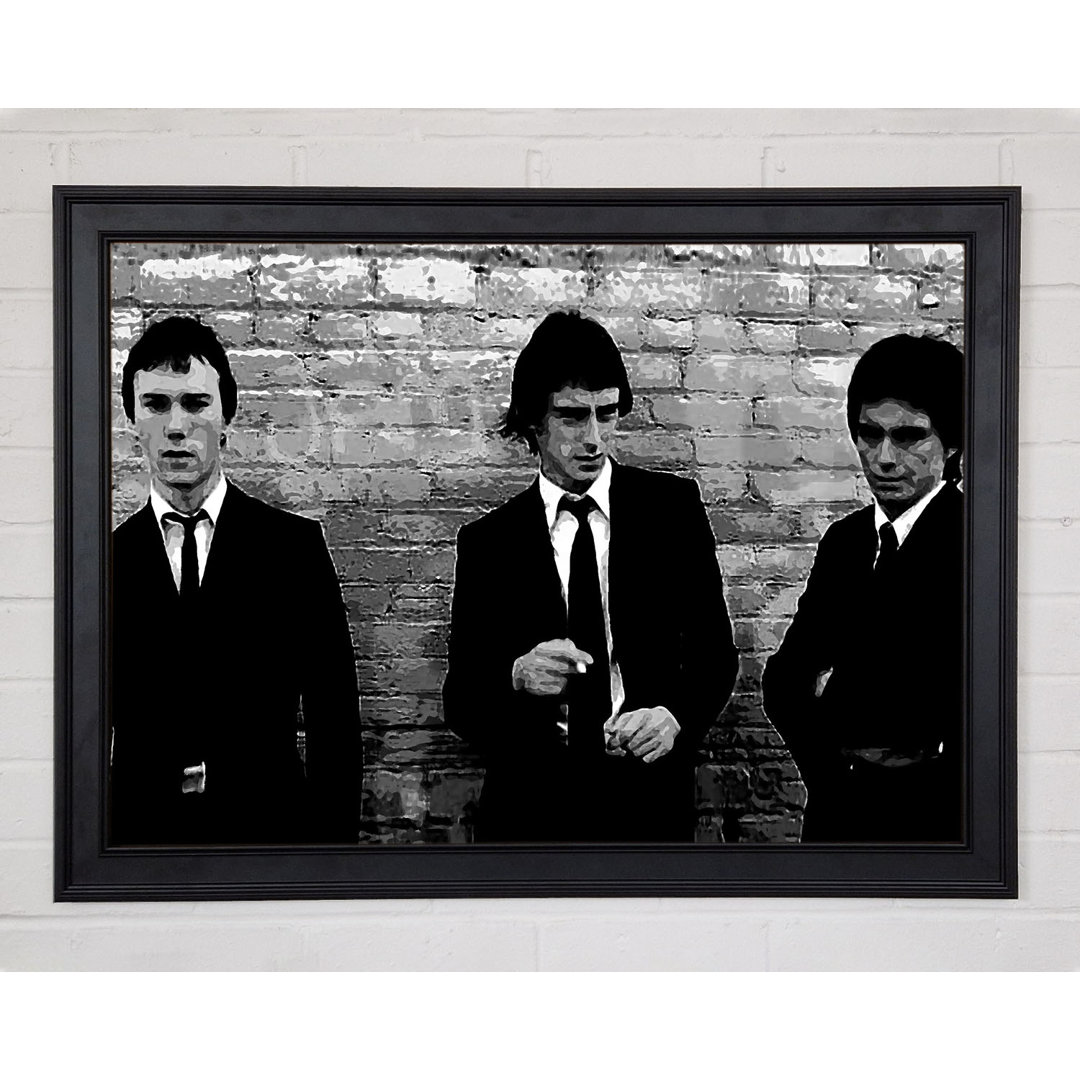 The Jam Retro B N W - Druck