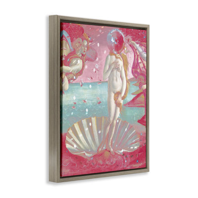 Chromatic Disco Venus & Clamshell Floating Frame, design by Lil' Rue