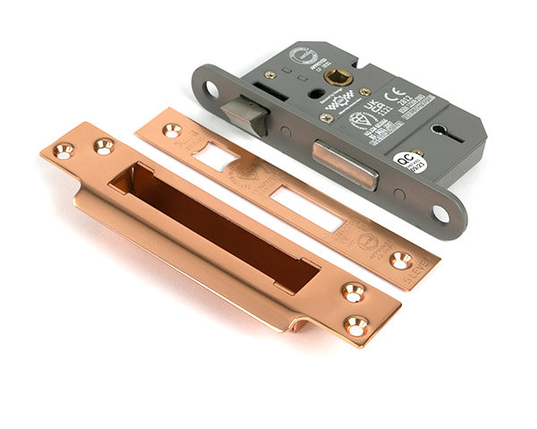 Sash Lock, Polished Bronze