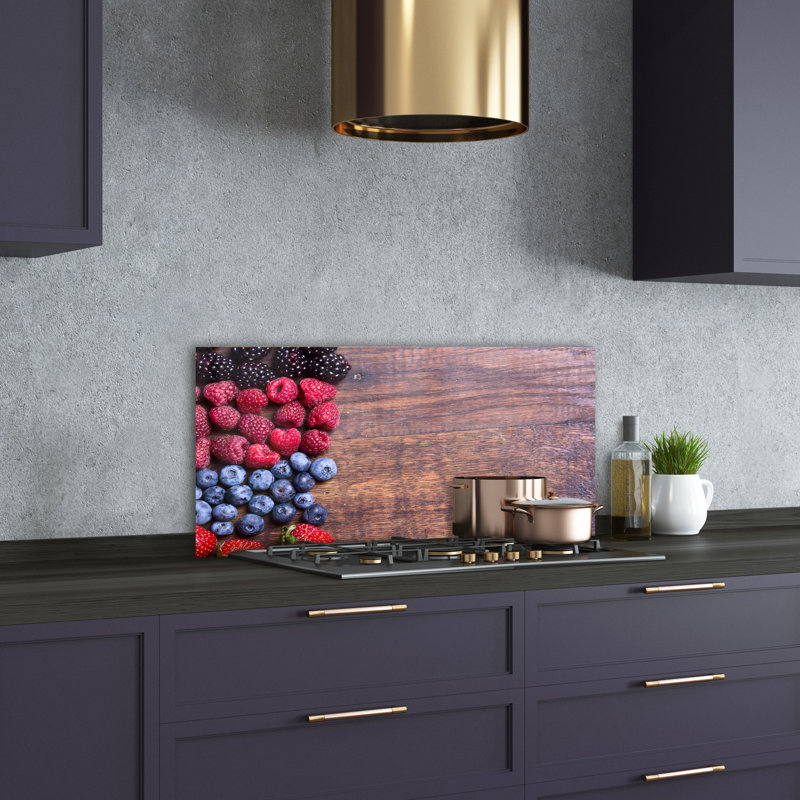 Lochart 50cm W x 100cm L Glass Peel and Stick Panel