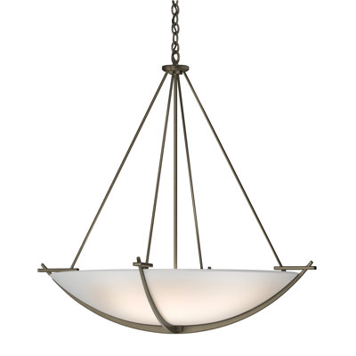 Compass 3 - Light Unique / Statement Bowl Pendant