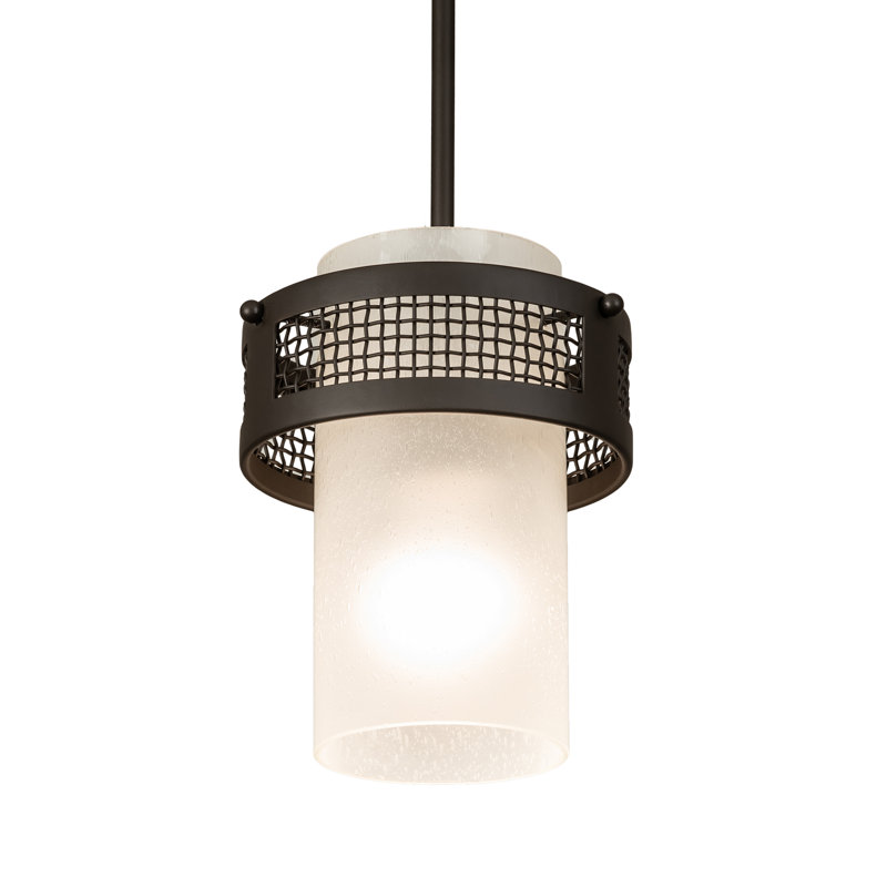 Luminaire suspendu cylindrique 1 lumière