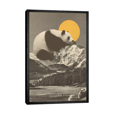 Giant Panda's Nap On Moutain by Florent Bodart - Print on Canvas