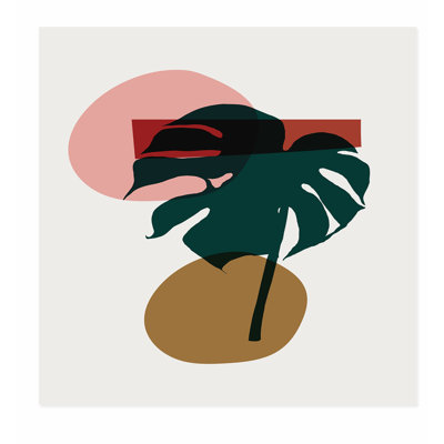 «Botanical Monstera Leaf III», reproduction d'art sans cadre