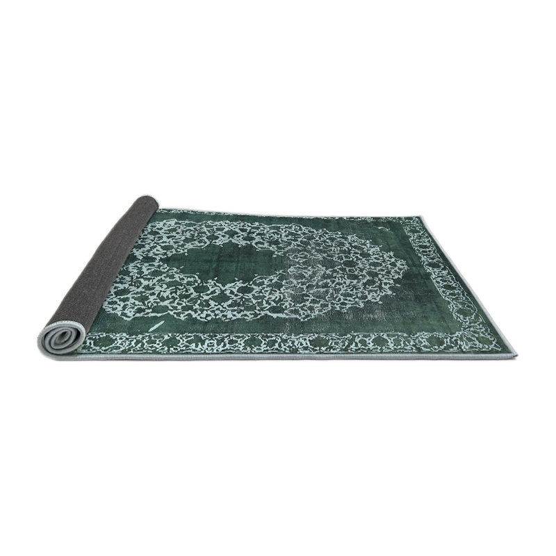 Tapis vert de style oriental, Rond 3 pi