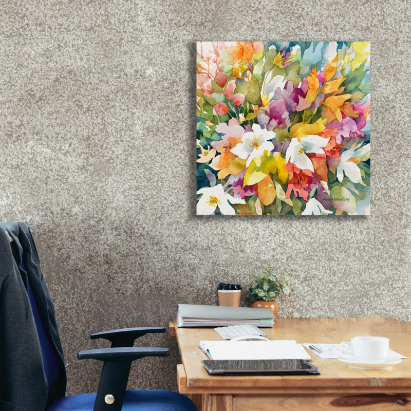 «Fresh From The Field» par Annelein Beukenkamp, art mural sur toile, H 26 po x l 26 po x P 1,5 po