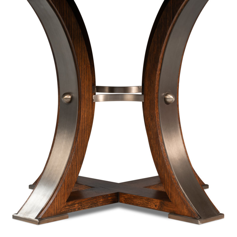 Tower Round Solid Oak Dining Table, Palladio