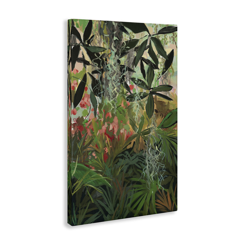  «Dense Rain Forest Plants» par Jenny Westenhofer, H 36 po x l 24 po