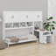 Lit escamotable mural avec placard et bureau Murphy-345564913