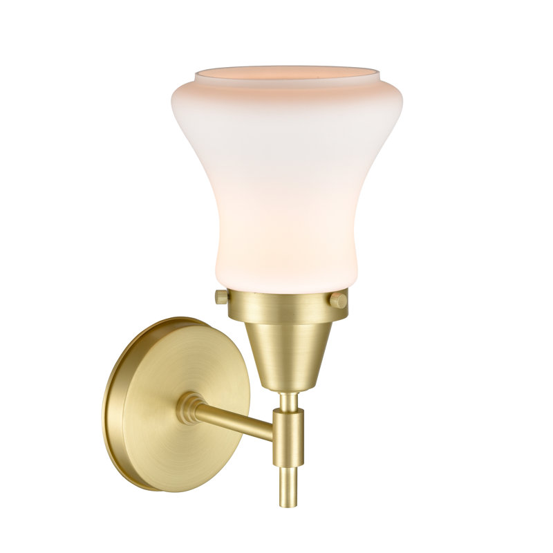Gayle Armed Sconce, Matte Black, Matte White, LED