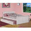Lit plateforme avec lit gigogne en bois massif Jacquline-1440962365