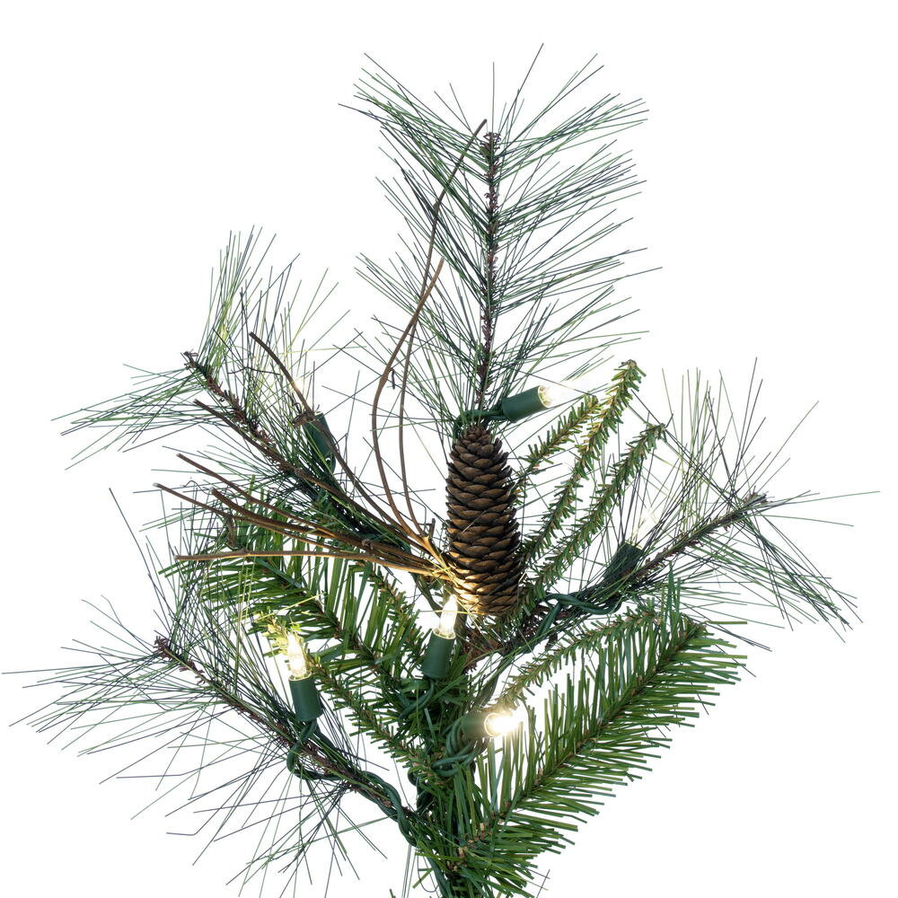 Ashland Fir Tree Pre-Lit Pine Christmas Tree, 6', Pre-Lit