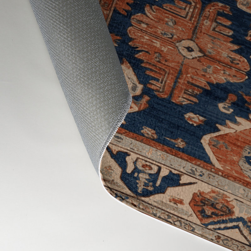 Tapis turc intérieur et extérieur brun, Rectangle 5 pi x 7 pi