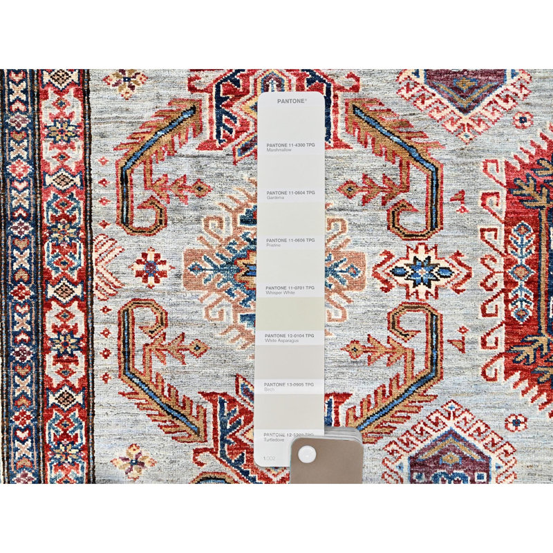 Tapis afghan super Kazak noué à la main 8 pi x 9 pi 10 po ivoire 8 pi x 9 pi 10 po A31AD464C6BA4261821CF83E28438266